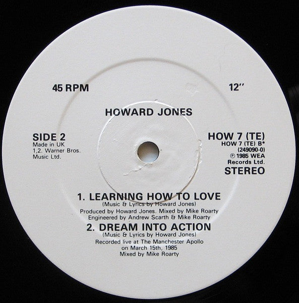 Howard Jones : Look Mama (Megamamamix) (12")