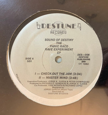 Sound Of Destiny : The Panic Race Rave Experiment EP (12")