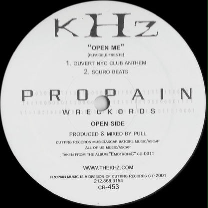 KHZ : Open Me (12")