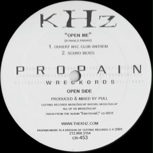 KHZ : Open Me (12")