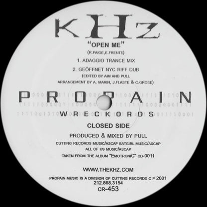 KHZ : Open Me (12")