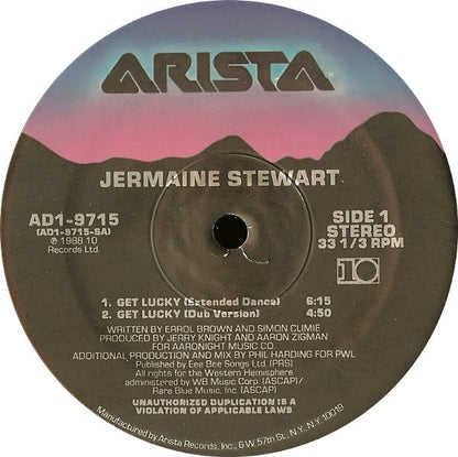 Jermaine Stewart : Get Lucky (12", Single)