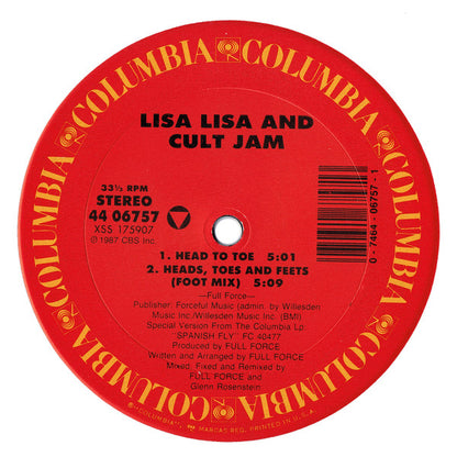 Lisa Lisa And Cult Jam* : Head To Toe (12", Car)
