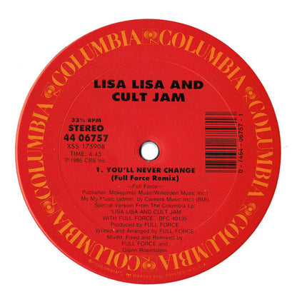 Lisa Lisa And Cult Jam* : Head To Toe (12")