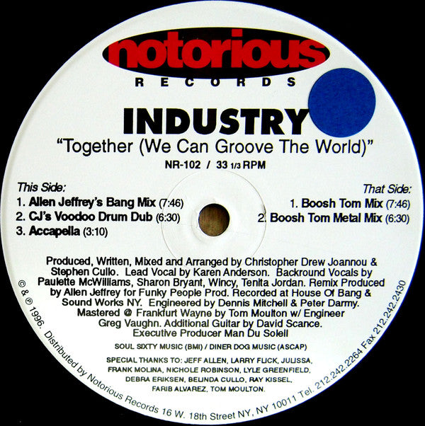 Industry : Together (We Can Groove The World) (12")
