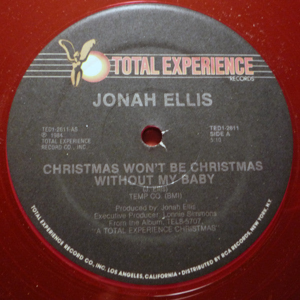 Jonah Ellis : Christmas Won't Be Christmas Without My Baby (12", Cle)