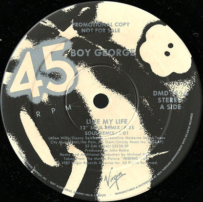 Boy George : Live My Life (12", Promo)