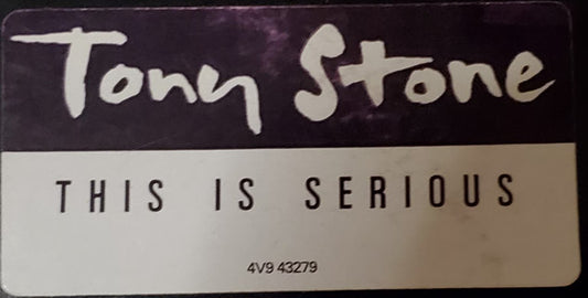 Tony Stone : This Is Serious (12", Promo)