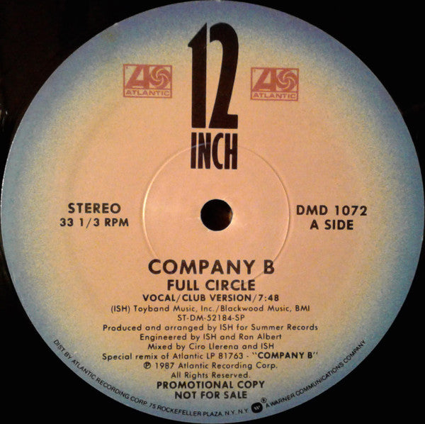 Company B : Full Circle (12", Promo)