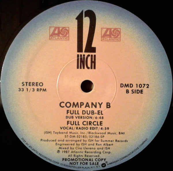 Company B : Full Circle (12", Promo)
