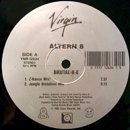 Altern 8 : Brutal-8-E (Remixes) (12")
