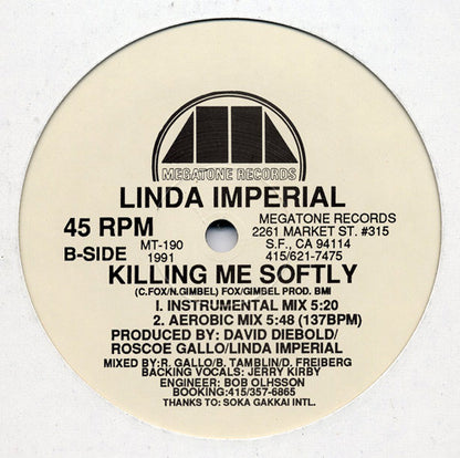 Linda Imperial : Killing Me Softly (12")