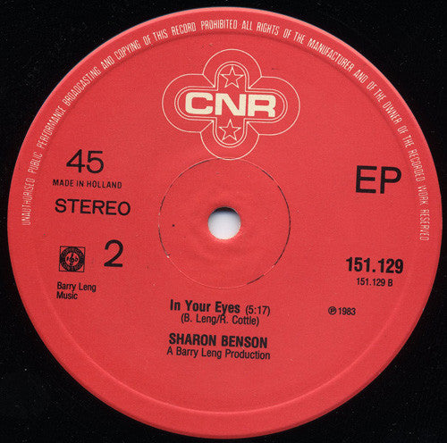 Sharon Benson : Hold On I'm Comin' (12", EP)