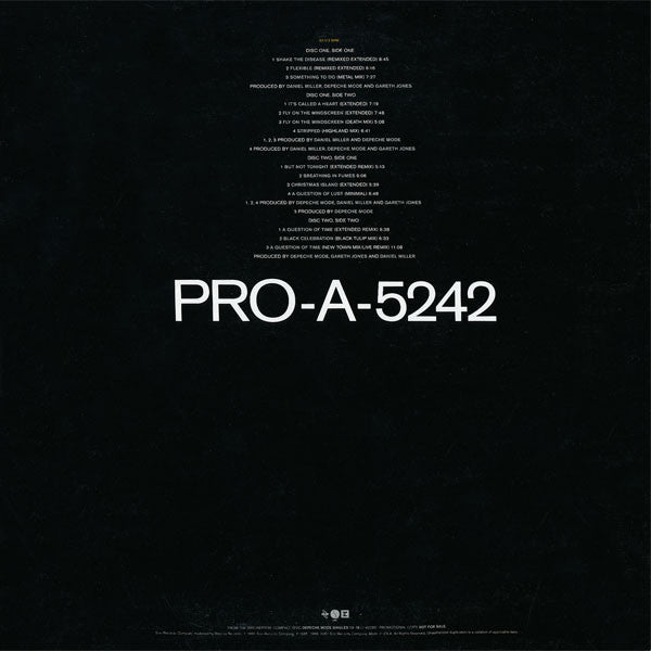 Depeche Mode : PRO-A-5242 Selections From The Commercially Available Limited Edition Boxed Set Three (Singles 13-18) (2xLP, Comp, Promo, Smplr)