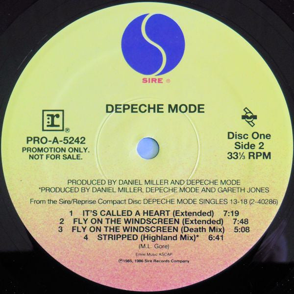 Depeche Mode : PRO-A-5242 Selections From The Commercially Available Limited Edition Boxed Set Three (Singles 13-18) (2xLP, Comp, Promo, Smplr)