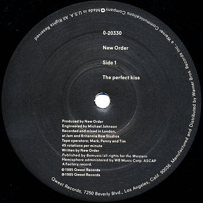 New Order : The Perfect Kiss (12", Single, ARC)