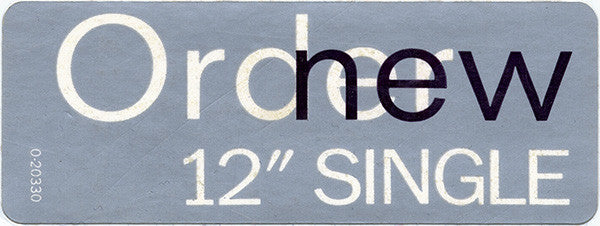 New Order : The Perfect Kiss (12", Single, ARC)