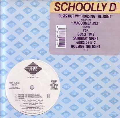 Schoolly D : Housing The Joint (12", Promo)