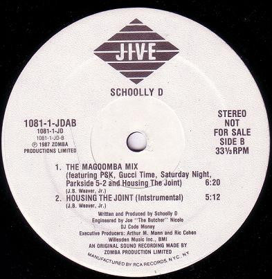 Schoolly D : Housing The Joint (12", Promo)