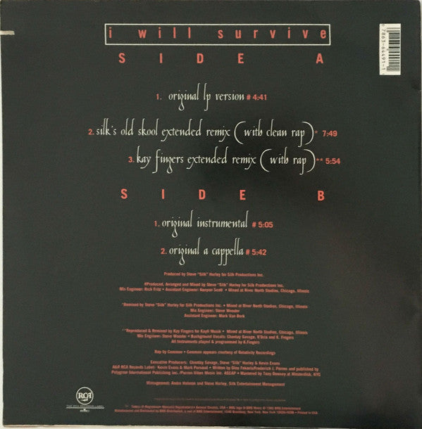 Chantay Savage : I Will Survive (12")
