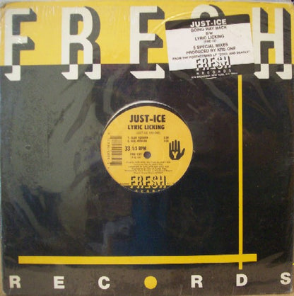 Just-Ice : Going Way Back / Lyric Licking (12")