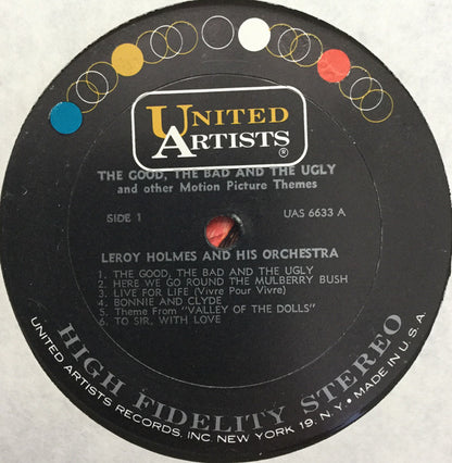 LeRoy Holmes Orchestra : The Good, The Bad And The Ugly And Other Motion Picture Themes (LP, Album)