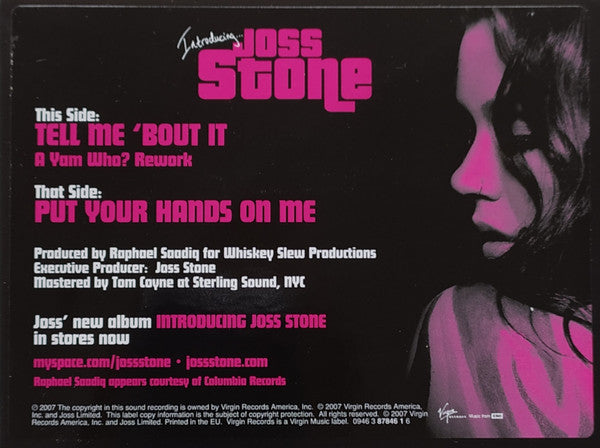 Joss Stone : Tell Me 'Bout It / Put Your Hands On Me (12", Promo)
