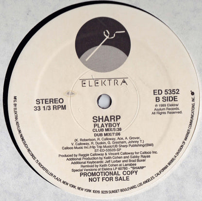 Sharp (3) : Playboy (12", Promo)
