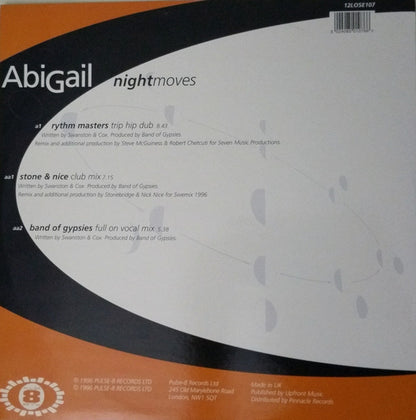 Abigail : Night Moves (12")