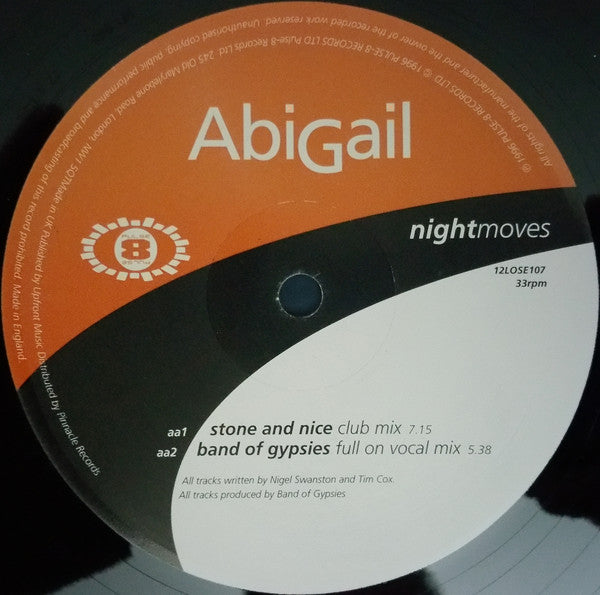 Abigail : Night Moves (12")