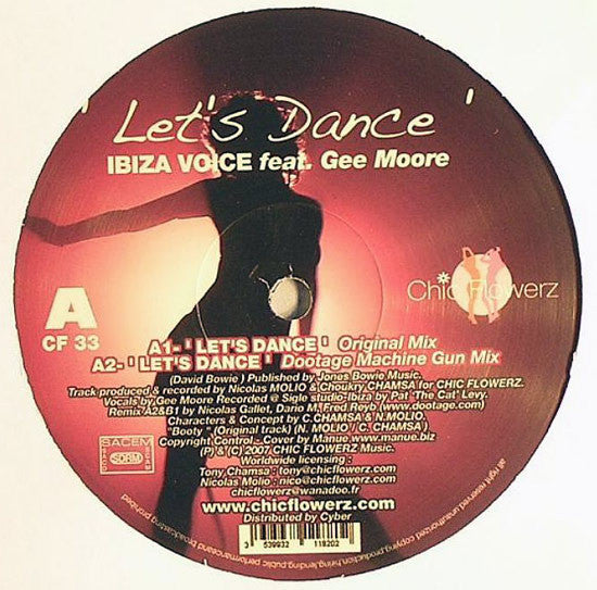 Ibiza Voice Feat. Gee Moore : Let's Dance (12")