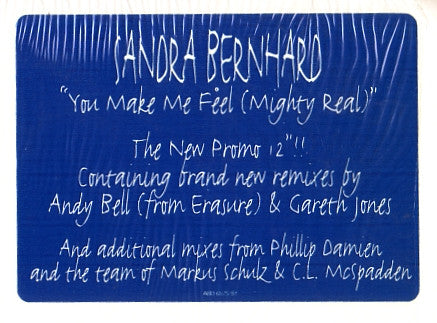 Sandra Bernhard : You Make Me Feel (Mighty Real) (12", Promo)