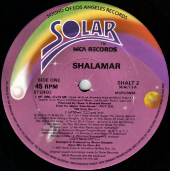 Shalamar : My Girl Loves Me (12", Single)