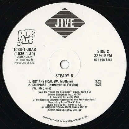 Steady B : Surprise / Get Physical (12", Promo)