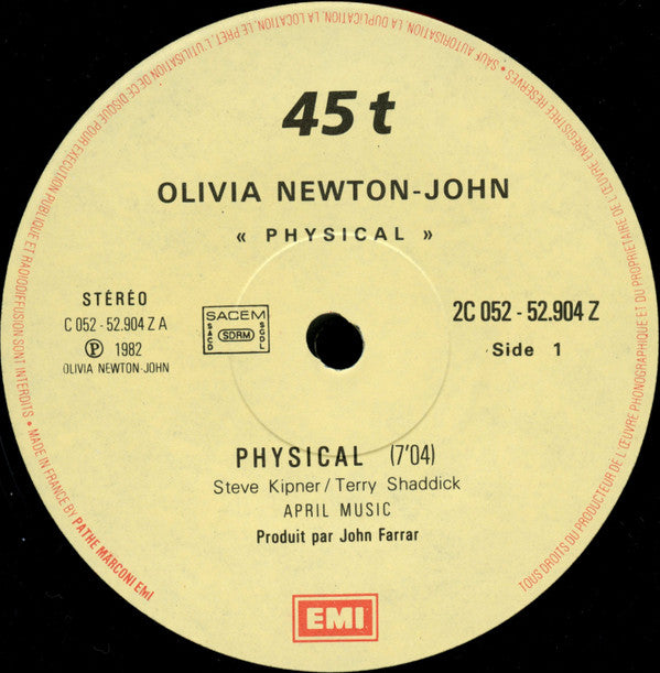 Olivia Newton-John : Physical (12")