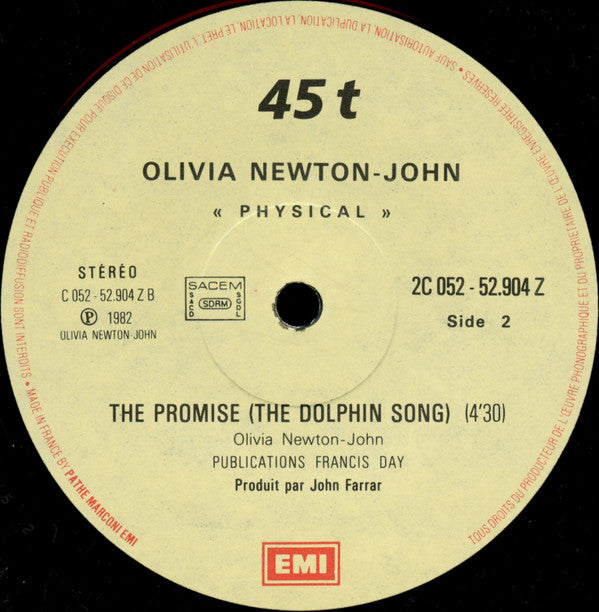 Olivia Newton-John : Physical (12")