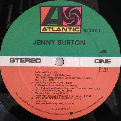 Jenny Burton : Jenny Burton (LP, Album, Spe)