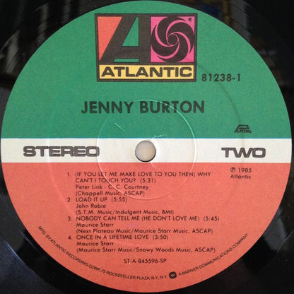 Jenny Burton : Jenny Burton (LP, Album, Spe)