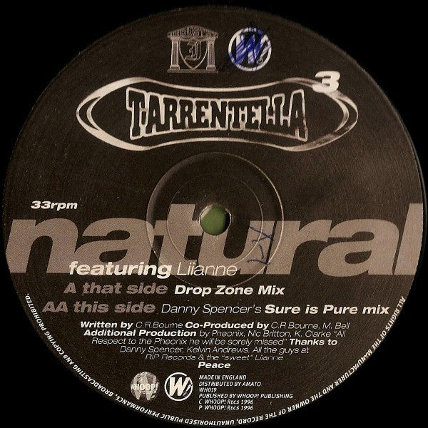 Tarrentella 3* Featuring Liianne : Natural (12")