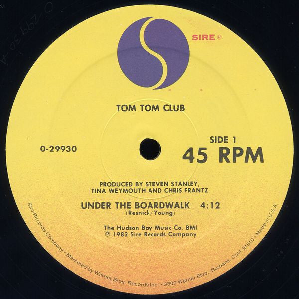 Tom Tom Club : Under The Boardwalk (12")
