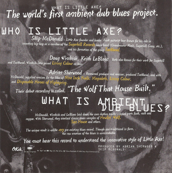 Little Axe : Ride On / Another Sinful Day (10", Ltd, Promo)