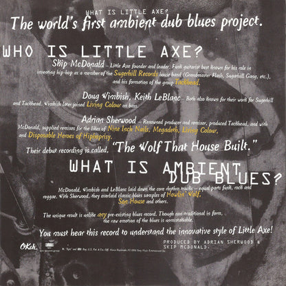 Little Axe : Ride On / Another Sinful Day (10", Ltd, Promo)