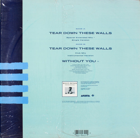 Billy Ocean : Tear Down These Walls (12")