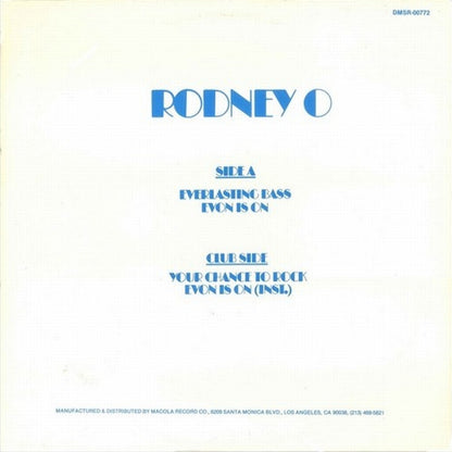 Rodney O : Everlasting Bass (12", Whi)