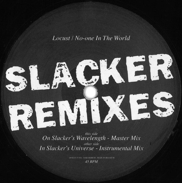 Locust : No-One In The World (Slacker Remixes) (12", Promo)