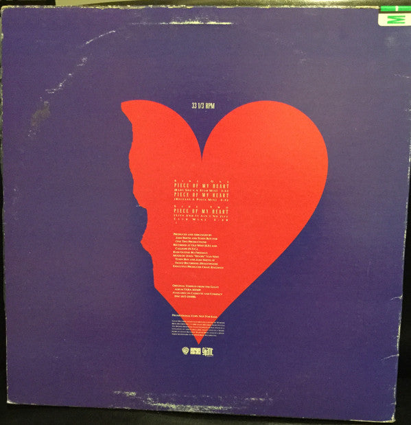 Tara Kemp : Piece Of My Heart (12", Promo)