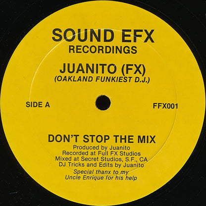 DJ Juanito : Don't Stop The Mix / Cold In Effect (12", Mixed)