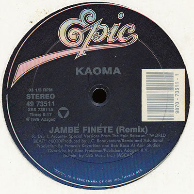 Kaoma : Jambé Fineté (12")
