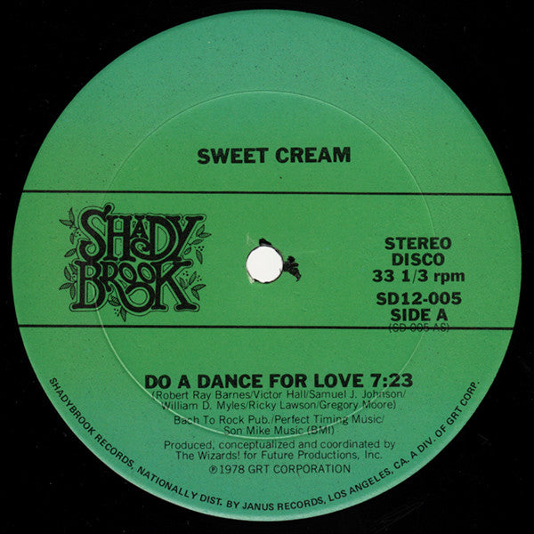 Sweet Cream : Do A Dance For Love (12")
