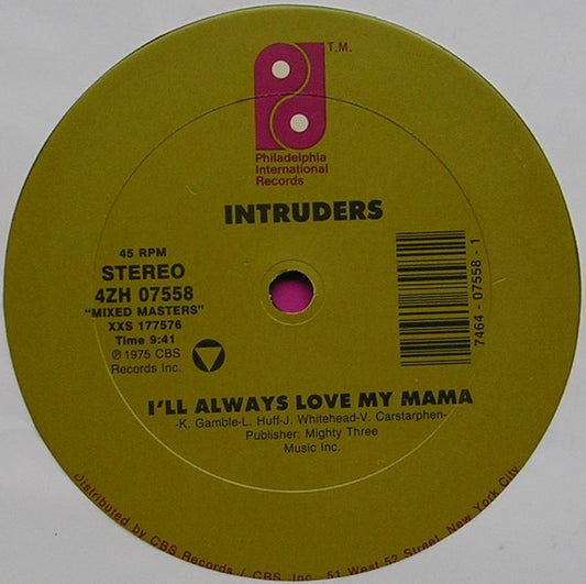 Intruders* / Billy Paul : I'll Always Love My Mama / Only The Strong Survive (12", Single)
